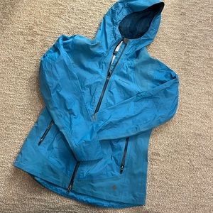 Columbia blue women’s raincoat